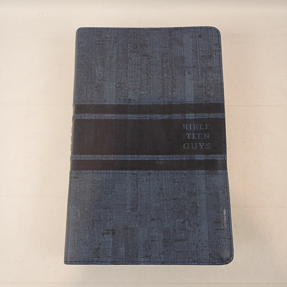 NIV, Bible for Teen Guys, Blue Imitation Leather, Very Good